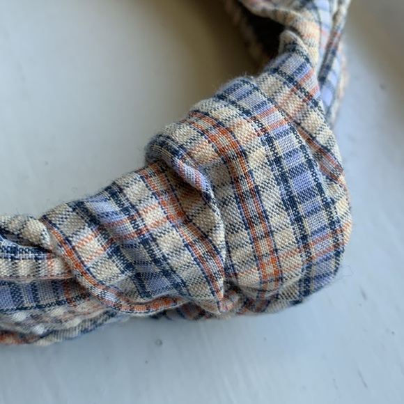 Madewell Plaid Knotted Headband - Picture 2 of 3